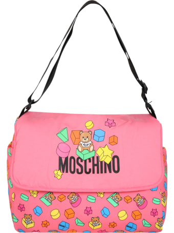 Moschino Pink Changing Bag For Babygirl