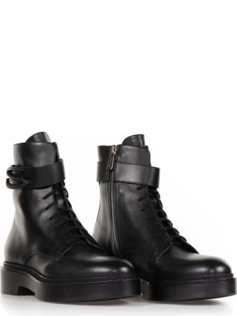 Santoni Santoni Leather Ankle Boots