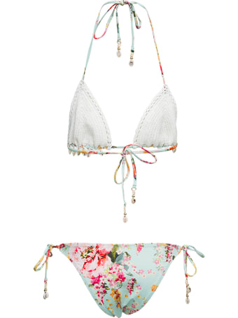 Zimmermann Mae Crochet Bikini With Shells Detail
