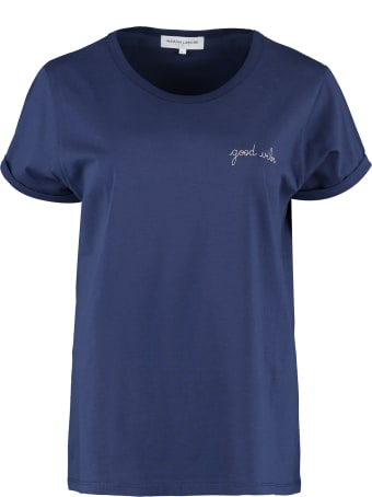 Maison Labiche Embroidered Cotton T-shirt