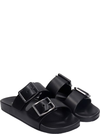 Balenciaga Mallorca Flats In Black Leather