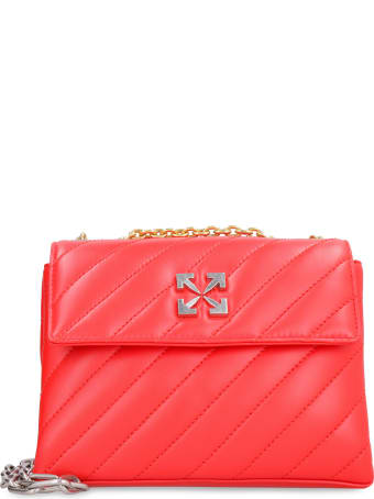 Off-White Jackhammer 24 Leather Shoulder Bag