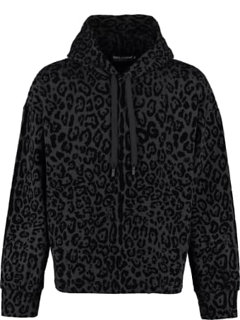 Dolce & Gabbana Printed Cotton Hoodie