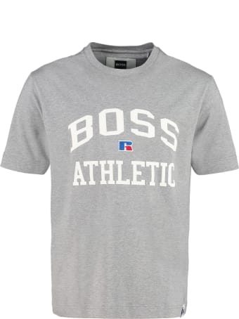 Russell Athletic Cotton Crew-neck T-shirt - Boss X Russell Athletic
