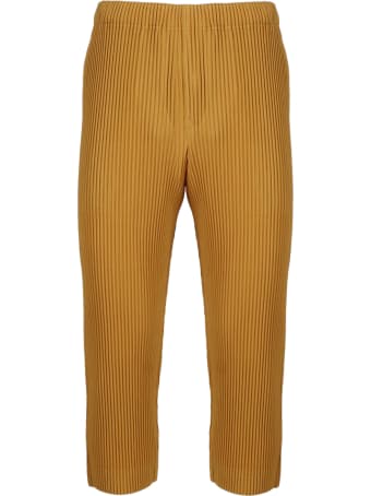 Issey Miyake Pleated Crop Pants