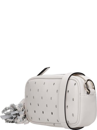 Valentino Shoulder Bag In White Leather Valentino
