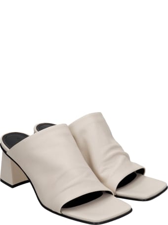 Fabio Rusconi Sandals In Beige Leather