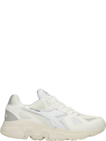 Diadora Mythos Sneakers In White Synthetic Fibers