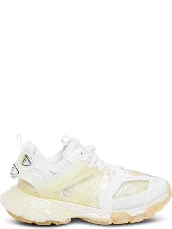 Balenciaga Track Clear Sole Sneakers In Mix Of Materials