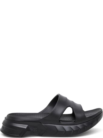 Givenchy Black Rubber Marshmallow Sandals
