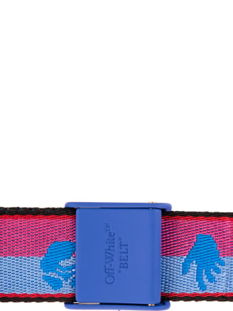 Off-White Blue And Pink Industrial Belt Band