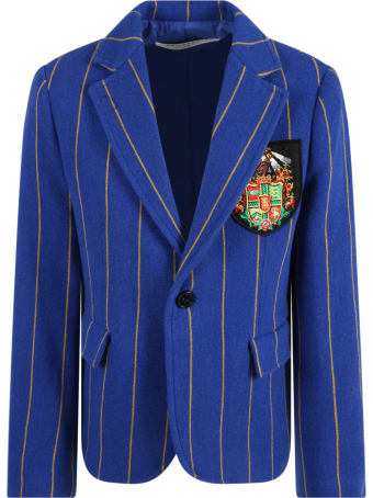 Philosophy di Lorenzo Serafini Multicolor Jacket For Girl With Patch