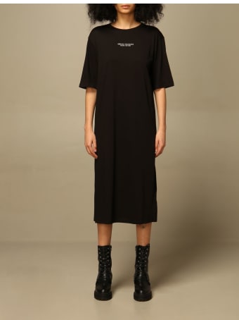 Armani Collezioni Armani Exchange Dress Armani Exchange Midi Dress With Logo