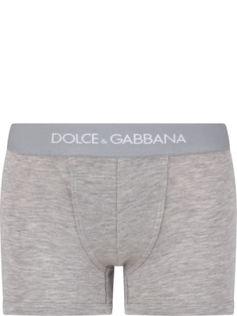 Dolce & Gabbana Set Grigio Per Bambino