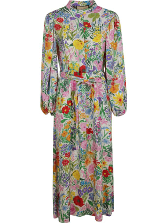Gucci Floral Print Long Dress