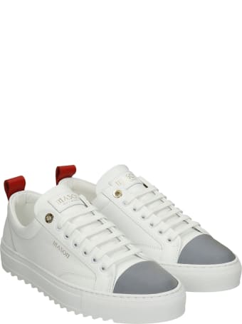 Mason Garments Astro Sneakers In White Leather