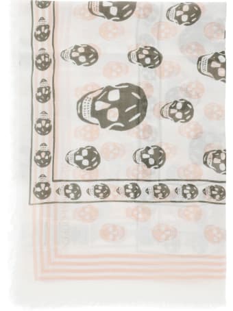 Alexander McQueen Classic On Biker Skull Scarf