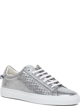 Givenchy Urban Street Metallic Sneakers In 4g Leather