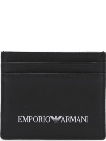 Emporio Armani Card Holder With Contrasting Logo Print
