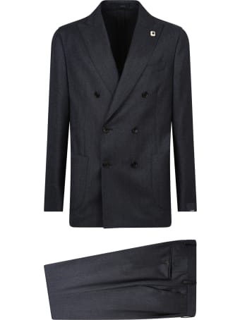 Lardini Double-breasted Suit