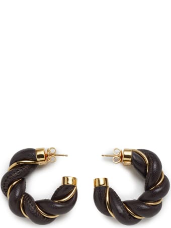Bottega Veneta Earrings Silver Nappa