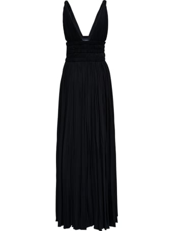 Giovanni Bedin Black Long Jersey Dress