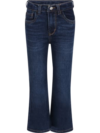 Levi's Blue ''high Rise'' Jeans For Girl