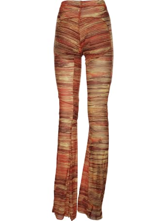 Charlotte Knowles Thin Mesh Leggings With Anatomic Cutting Lines