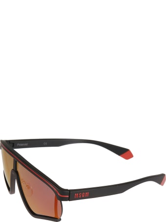 MSGM Polaroid Logo Sunglasses