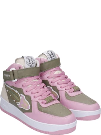 Enterprise Japan Sneakers In Green Leather