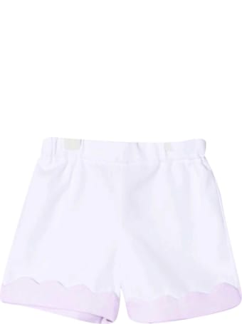 La stupenderia Shorts With Scalloped Hem