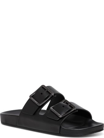 Balenciaga Mallorca Black Leather Sandals