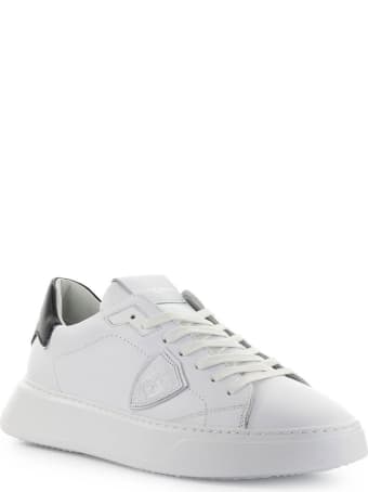 Philippe Model Temple White Black Leather Sneaker