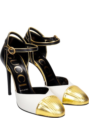Gucci Sandals In White Leather