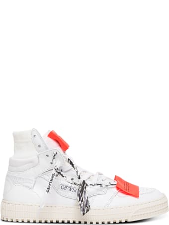Off-White White Off Court 3.0 Leather And Fabric Sneakers