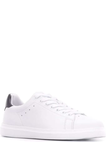 Tory Burch White Leather Sneakers With Logo