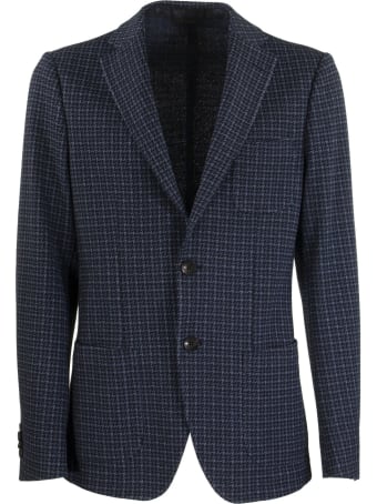 Etro Pied De Poul Jersey Jacket Blazer