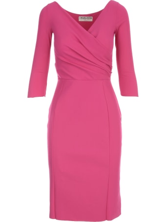 La Petit Robe Di Chiara Boni Pencil V Neck 3/4s Dress