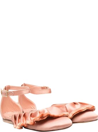 Elisabetta Franchi La Mia Bambina Ballet Flats With Ruffles Elisabetta Franchi My Child