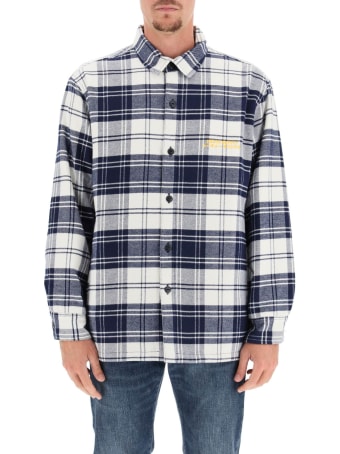 Edwin Tartan Flannel Shirt With Logo