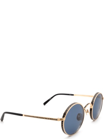 Matsuda Matsuda M3100 Brushed Gold / Matte Black Sunglasses