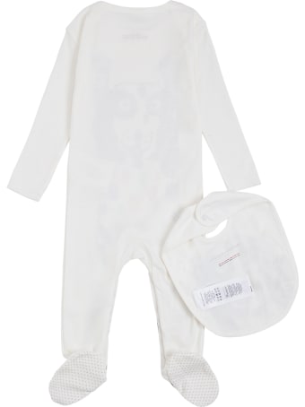 Stella McCartney Kids Dalmatian Cotton Bib And Onesie Suit