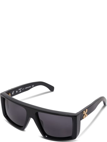 Off-White Black Sunglasses With Logo