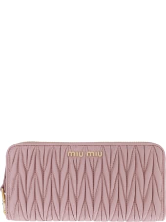 Miu Miu Continental Leather Wallet