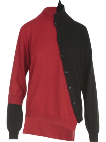Y's Layering Taste Diagonal Cd Sweater