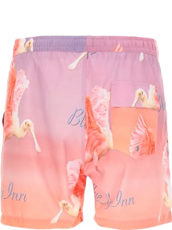 Blue Sky Inn Swim Trunks With Print