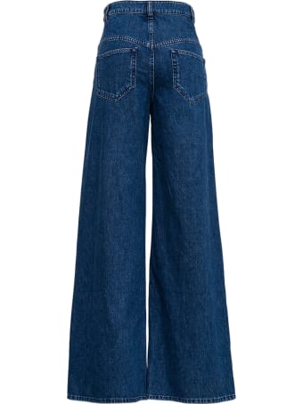 Isabel Marant Lemony Flared Blue Jeans