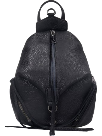 Rebecca Minkoff Julian Backpack In Black Leather