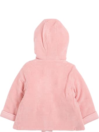 Tartine et Chocolat Double-breasted Pink Cotton Coat