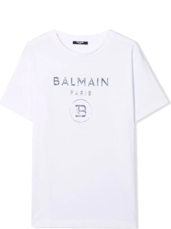 Balmain White Cotton T-shirt